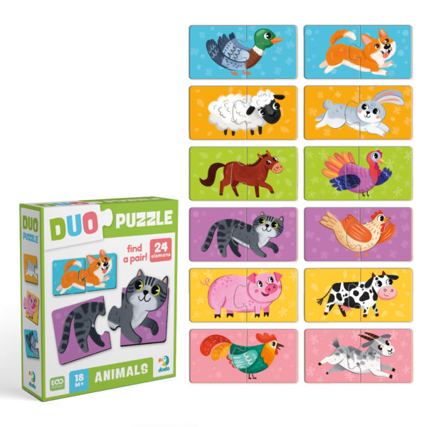 Пазл Dodo DUO Тваринки-половинки 300689 пазли