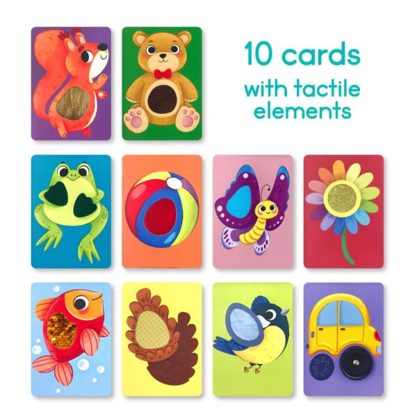 Набір карток Монтесорі з тактильними елементами «На прогулянці» 10 карток у наборі Набір карток Монтесорі з тактильними елементами «На прогулянці» 10 карток у наборі