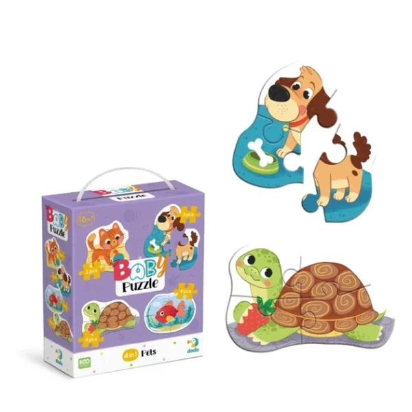 Пазл 4в1 Dodo Baby puzzle Домашні тварини 1